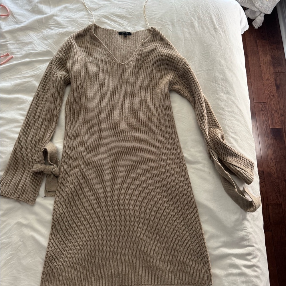 Women's Tan Knit Dress